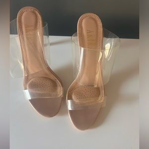 Clear AKIRA Heels